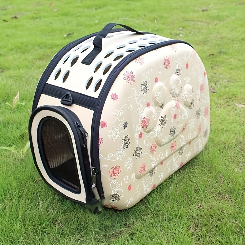 Pet Travel Companion Bag - Spacious, Breathable, Comfortable Shoulder Carrier for Small Dogs, Cats, and Pets - Portable, Fresh Air, and Relaxing Travel Experience