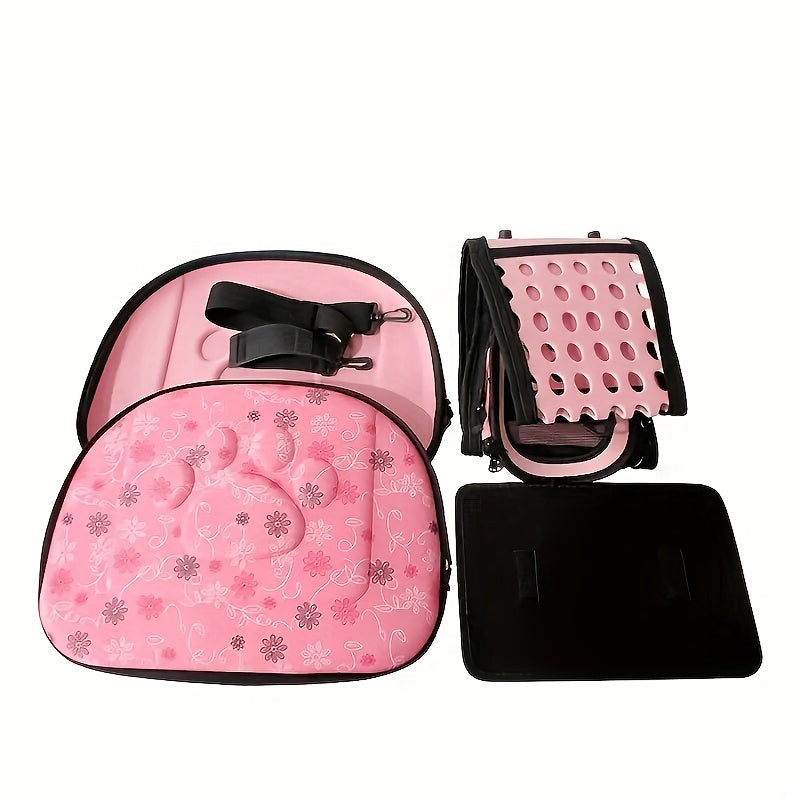 Pet Travel Companion Bag - Spacious, Breathable, Comfortable Shoulder Carrier for Small Dogs, Cats, and Pets - Portable, Fresh Air, and Relaxing Travel Experience